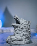 Frostfang Dire Wolf — 3D Printed Dice Tower