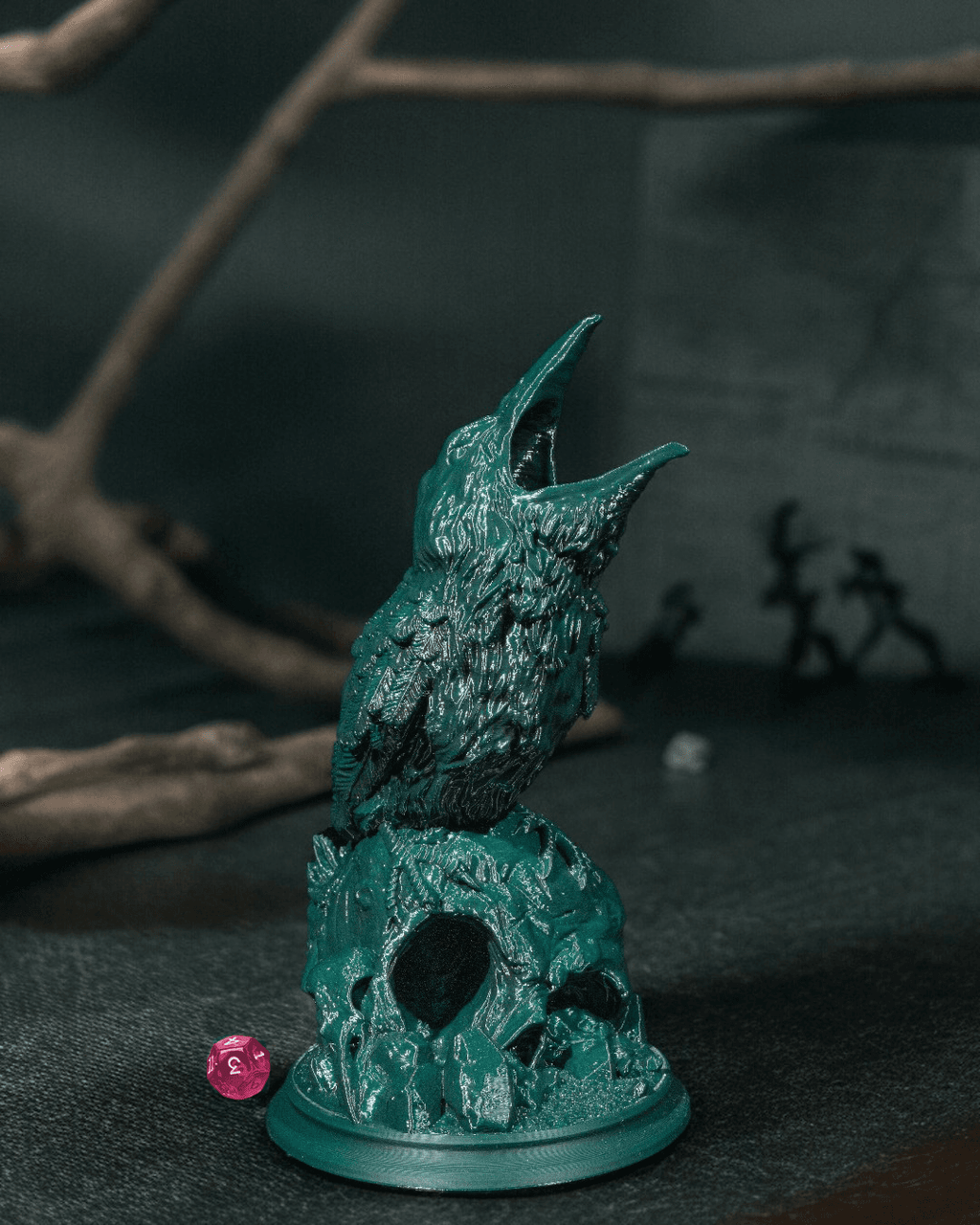 Raven's Feast — 3D Printed Dice Tower