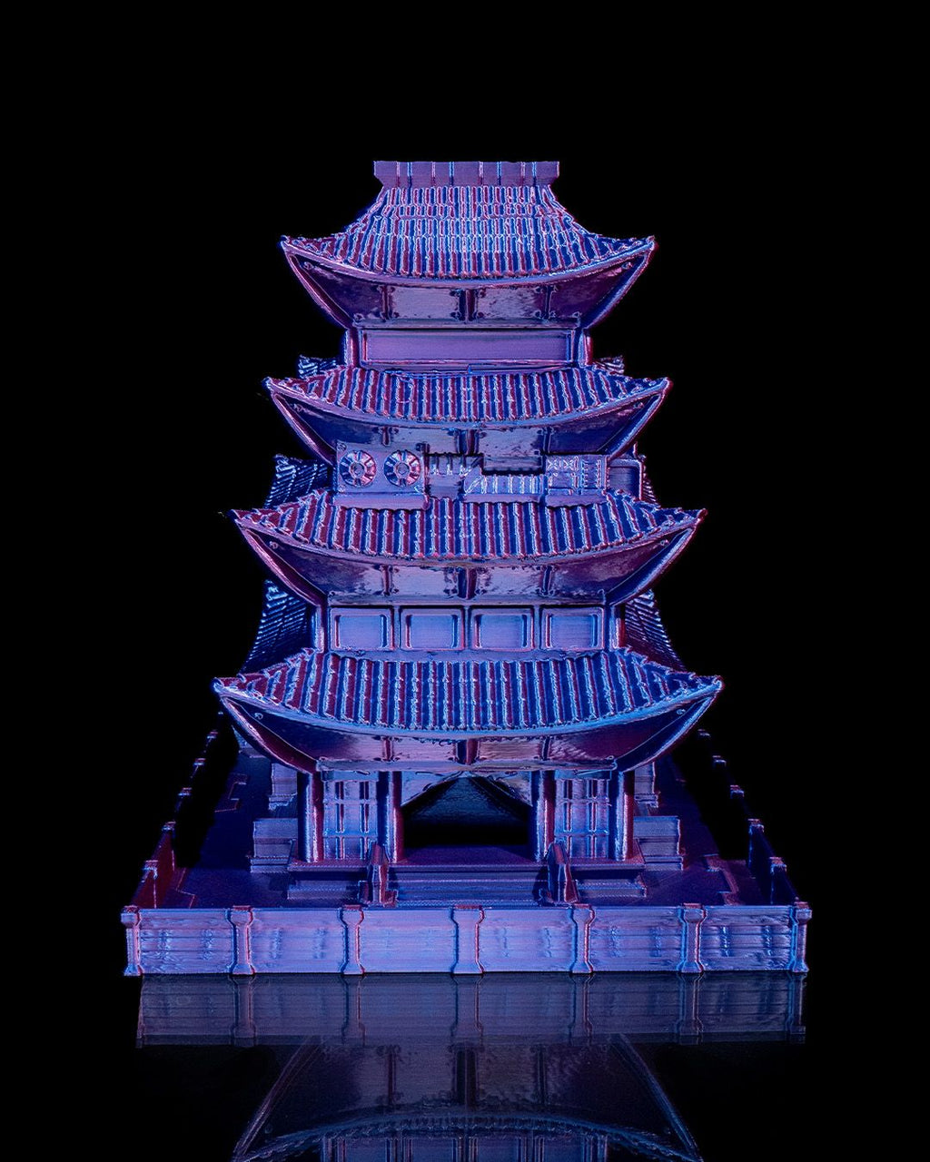 Dream Hotel Pagoda — 3D Printed Dice Tower