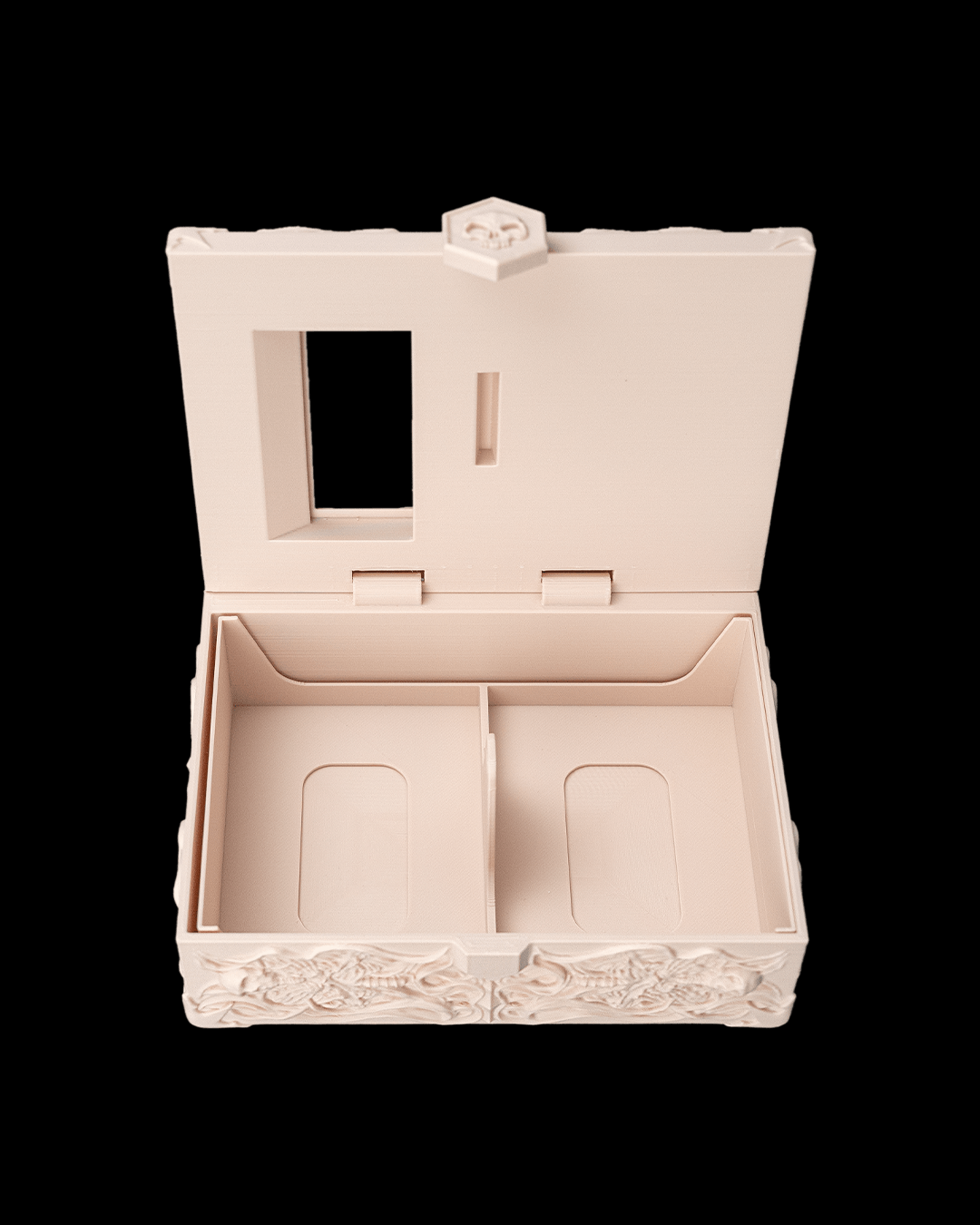 Bone Carving Deck Box — MTG Commander