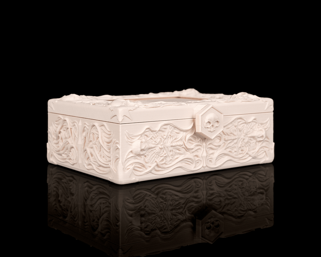 Bone Carving Deck Box — MTG Commander