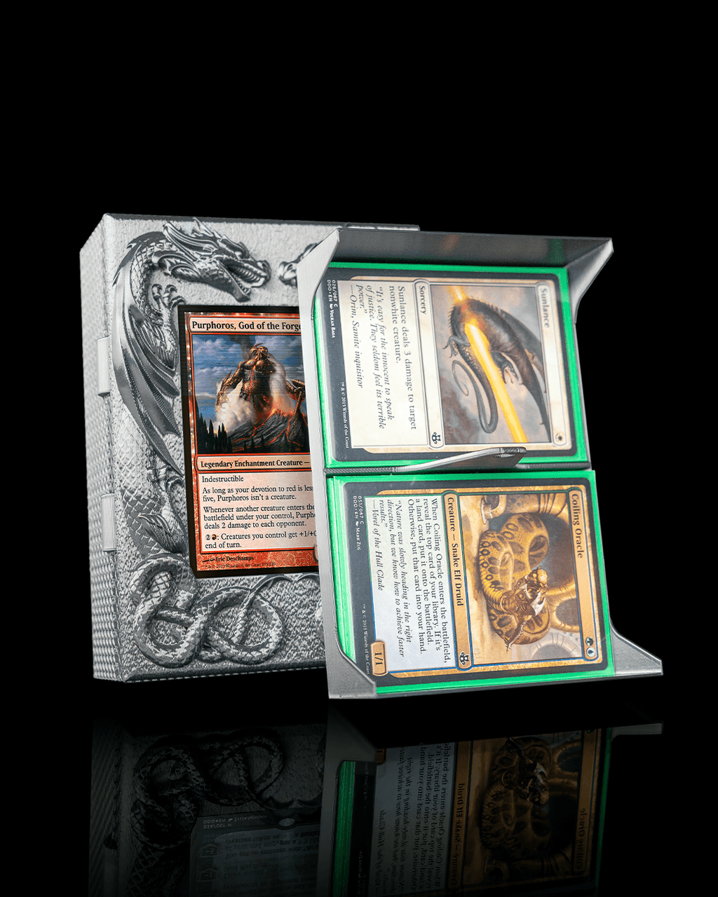 Dragon's Vault Deck Box — MTG Commander