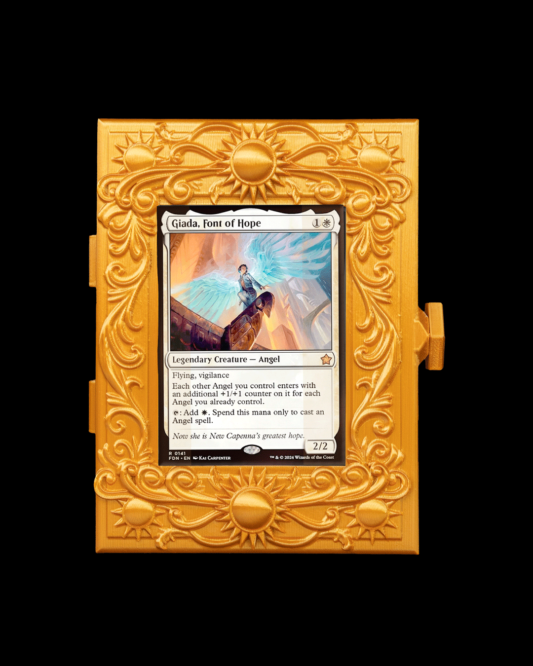 Solar Court Deck Box — MTG Commander