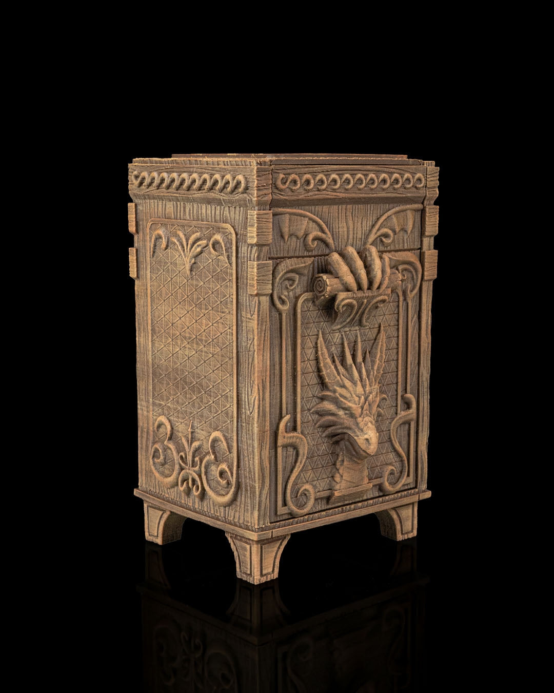 Vault of Scales Deck Box — MTG Commander