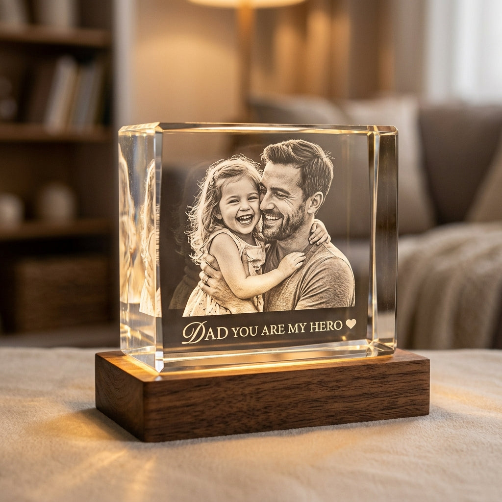 Personalized crystal engraving gift